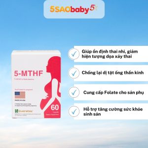 5 MTHF viên uống bổ sung Acid Folic 2