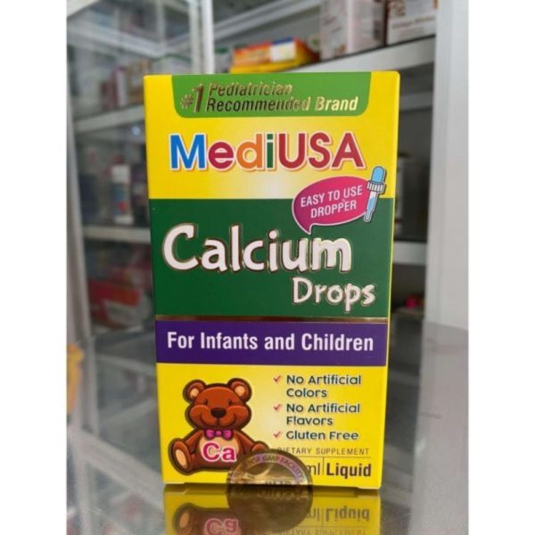 MediUSA Calcium Drops 3