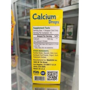 MediUSA Calcium Drops 4