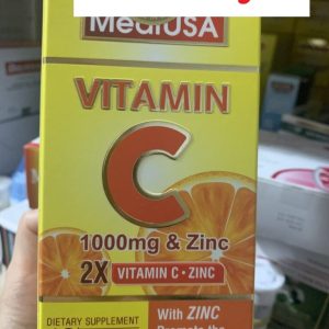 MediUSA Vitamin C 1000mg & ZinC