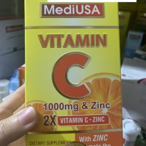 MediUSA Vitamin C 1000mg & ZinC