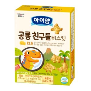 Bánh quy ăn dặm khủng long Ildong vị phô mai cho bé từ 12m+