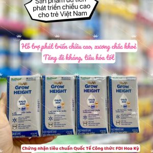 Sữa bột pha sẵn Nuvi Grow height 110ml