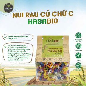 Nui rau củ chữ C Hasabio gói 500g